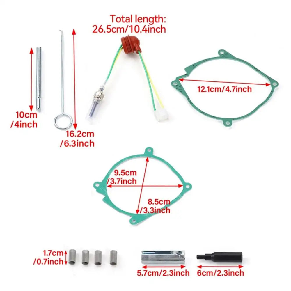 Glow Plug Repair Kit 12V 2KW 5KW Air Diesel Parking Heater Repair Parts Car Truck Boat Parking Heating Ignition Plug Kit ﻿