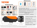 SucceBuy Bluetooth Diesel Air Heater 12V 2KW Diesel Heater with Remote Control and LCD Diesel Parking Heater for RV Trailer Boat