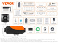 SucceBuy 8KW Bluetooth Diesel Air Heater 12V Diesel Heater with Automatic Altitude Adjustment Diesel Parking Heater for Trailer