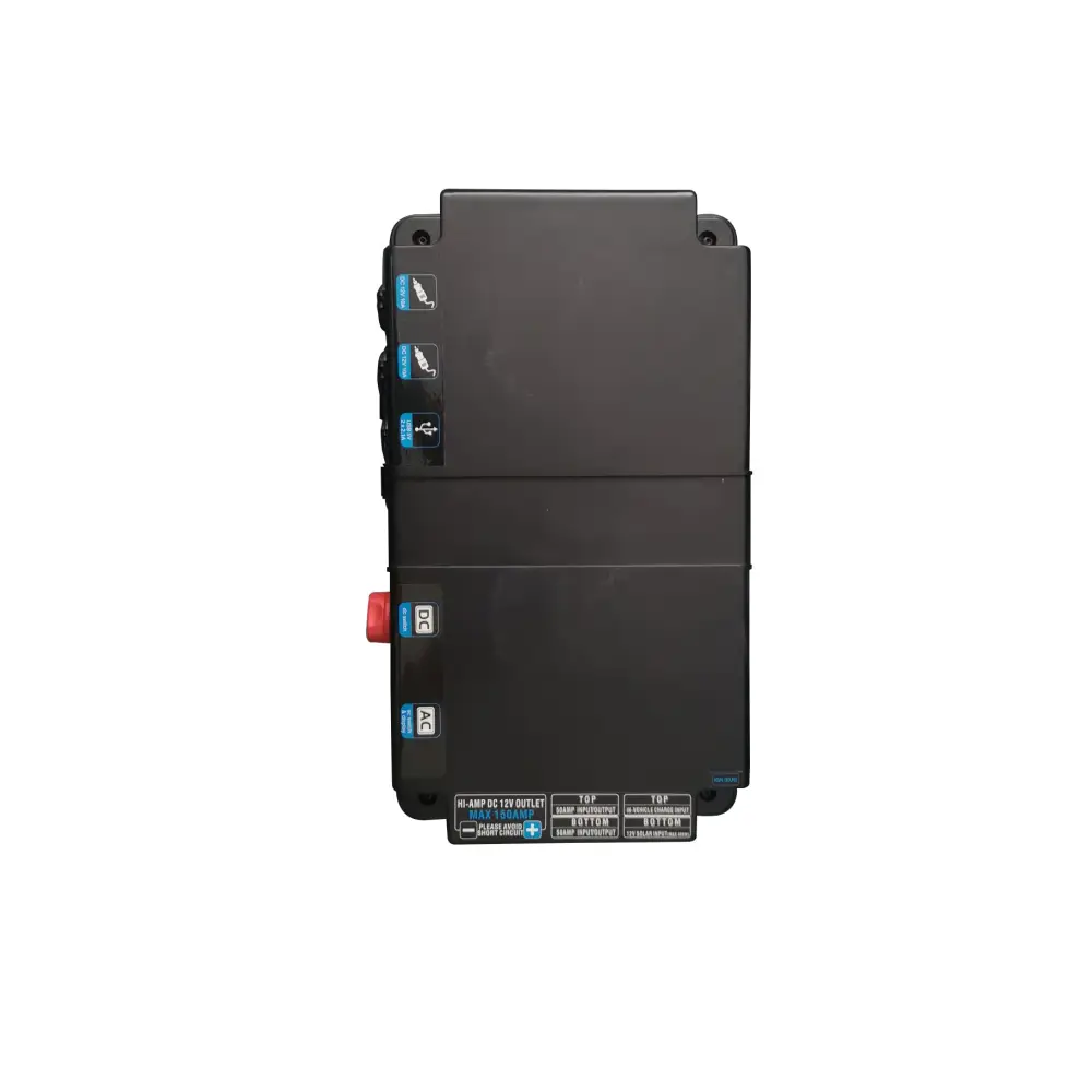 All-In-One Power Station con batteria LiFePO4 12V 240Ah 2816Wh + 30A MPPT + 30A DC-DC + 2200W Inverter onda pura