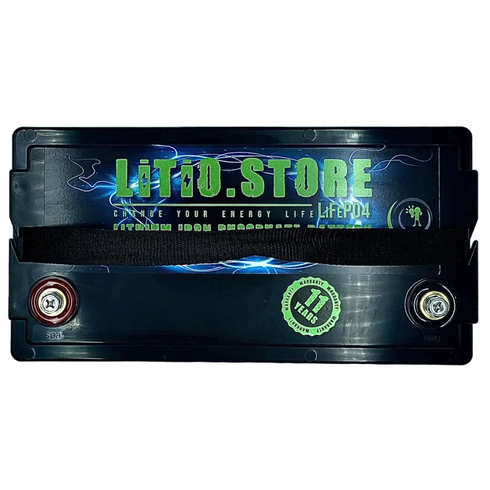 Batteria LiFePO4 12V 100Ah Bluetooth Litio Store LFP 150A BMS 1280Wh 11484 - LiFePO4 Battery
