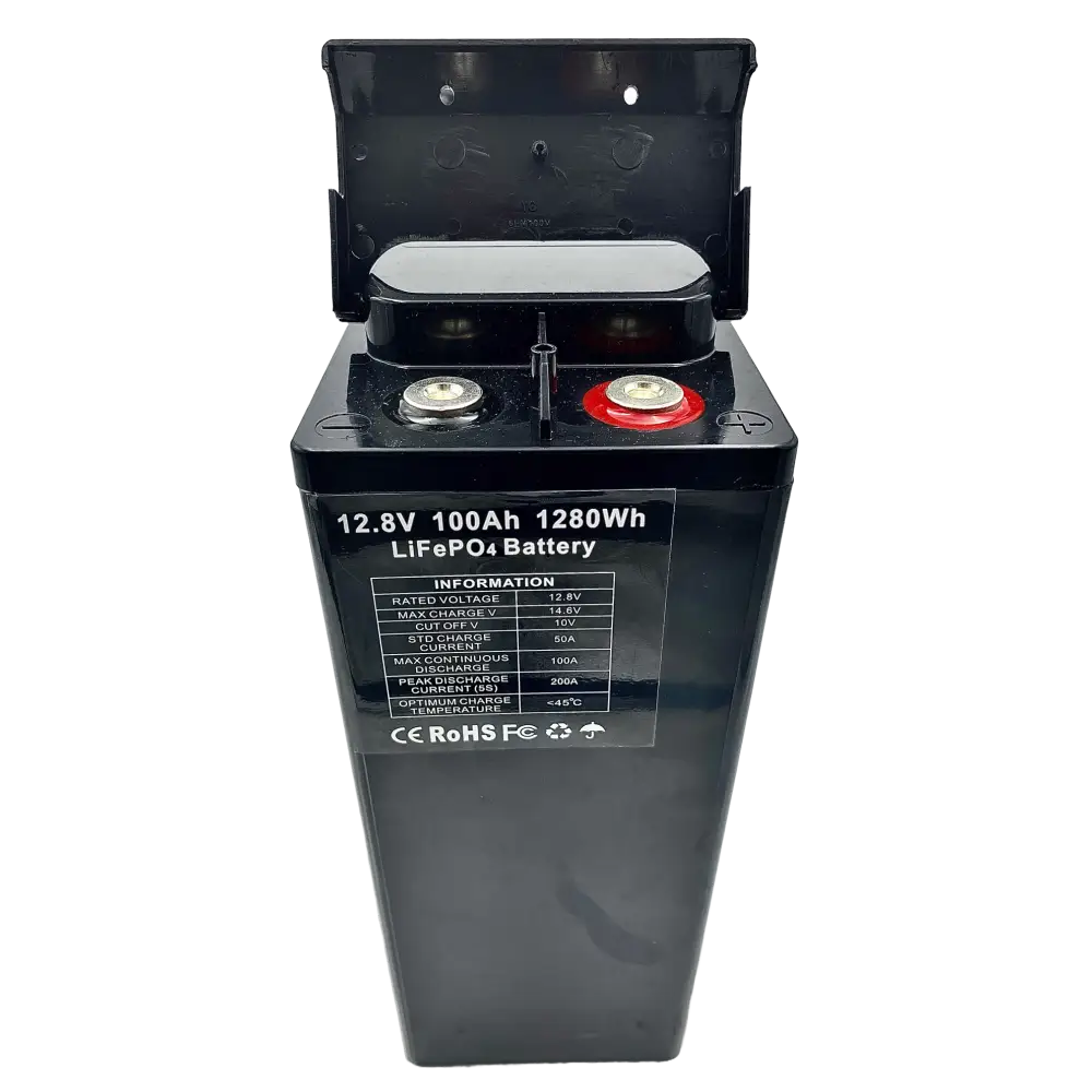 Batteria LiFePO4 12V 100Ah Litio Store LFP 100A BMS 1280Wh Serie Ultraslim 11510 - LiFePO4 Battery