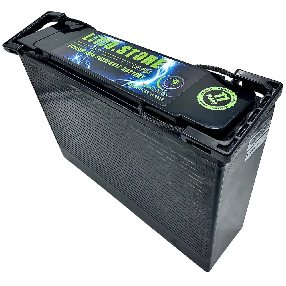 Batteria LiFePO4 12V 100Ah Litio Store LFP 100A BMS 1280Wh Serie Ultraslim 11510 - LiFePO4 Battery