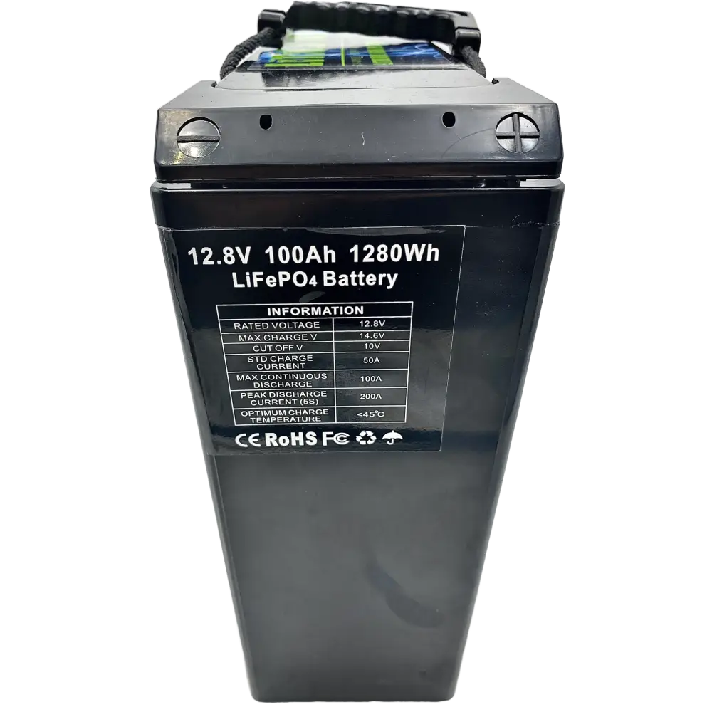 Batteria LiFePO4 12V 100Ah Litio Store LFP 100A BMS 1280Wh Serie Ultraslim 11510 - LiFePO4 Battery