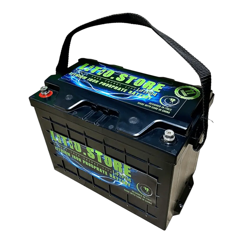 Batteria LiFePO4 12V 100Ah Riscaldata Litio Store LFP 100A BMS 1280Wh 11517 - LiFePO4 Battery