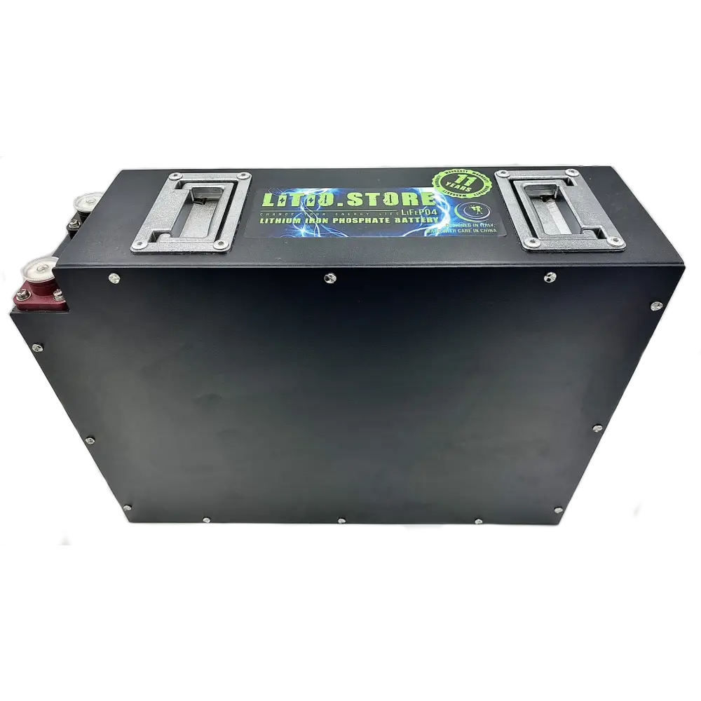 Batteria LiFePO4 12V 200Ah Litio Store LFP 200A BMS 2560Wh - Box in Metallo - Serie Ultraslim 11512 - LiFePO4 Battery