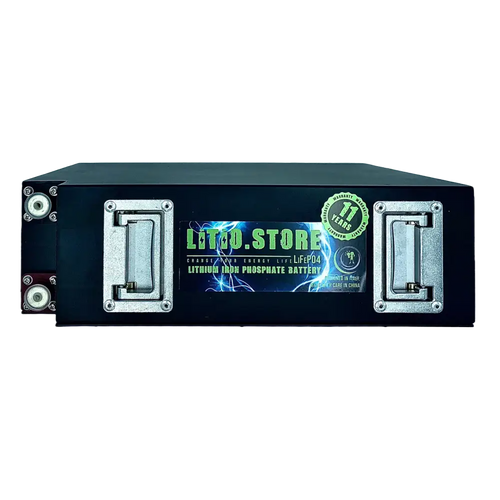 Batteria LiFePO4 12V 200Ah Litio Store LFP 200A BMS 2560Wh - Box in Metallo - Serie Ultraslim 11512 - LiFePO4 Battery