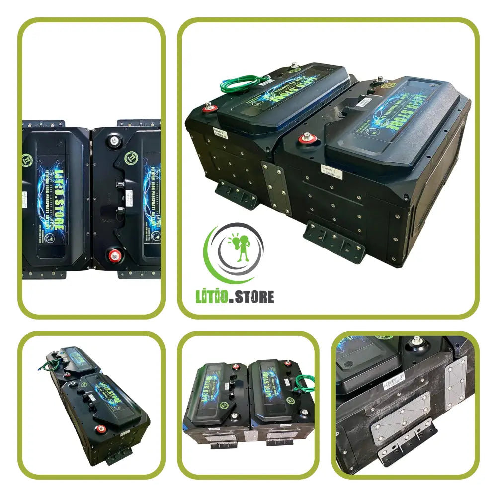 Batteria LiFePO4 12V 200Ah Riscaldata Litio Store LFP 150A BMS 2560Wh 11518 - LiFePO4 Battery