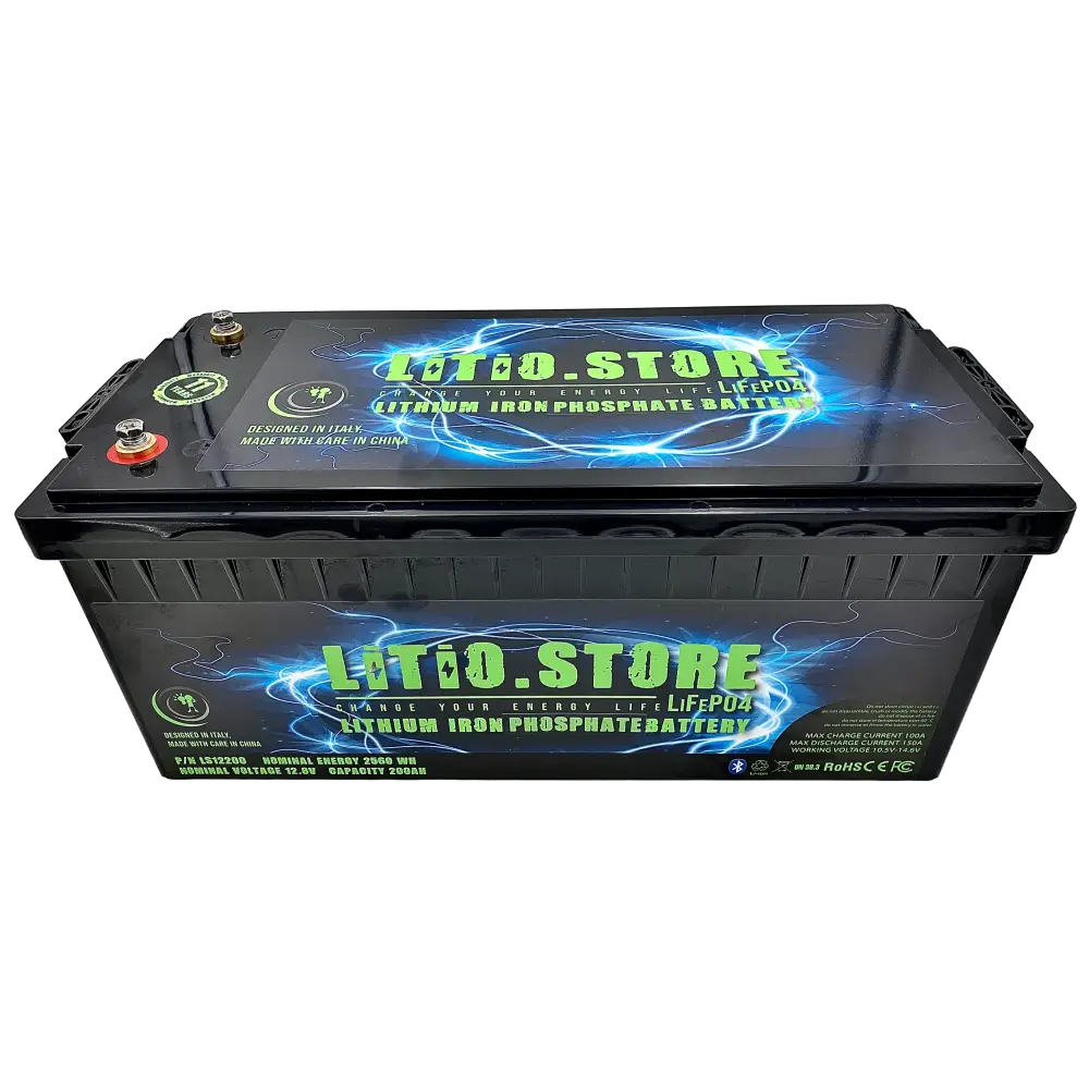 Batteria LiFePO4 12V 300Ah litio-ferro-fosfato 200A BMS 3480Wh Serie Classic 11483 - LiFePO4 Battery