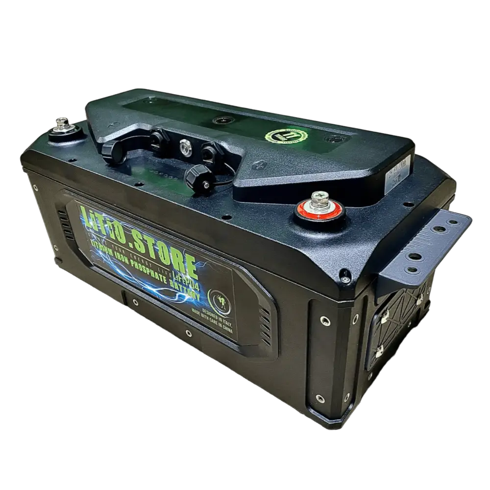 Batteria LiFePO4 12V 400Ah Riscaldata Litio Store LFP 250A BMS 5120Wh 11519 - LiFePO4 Battery