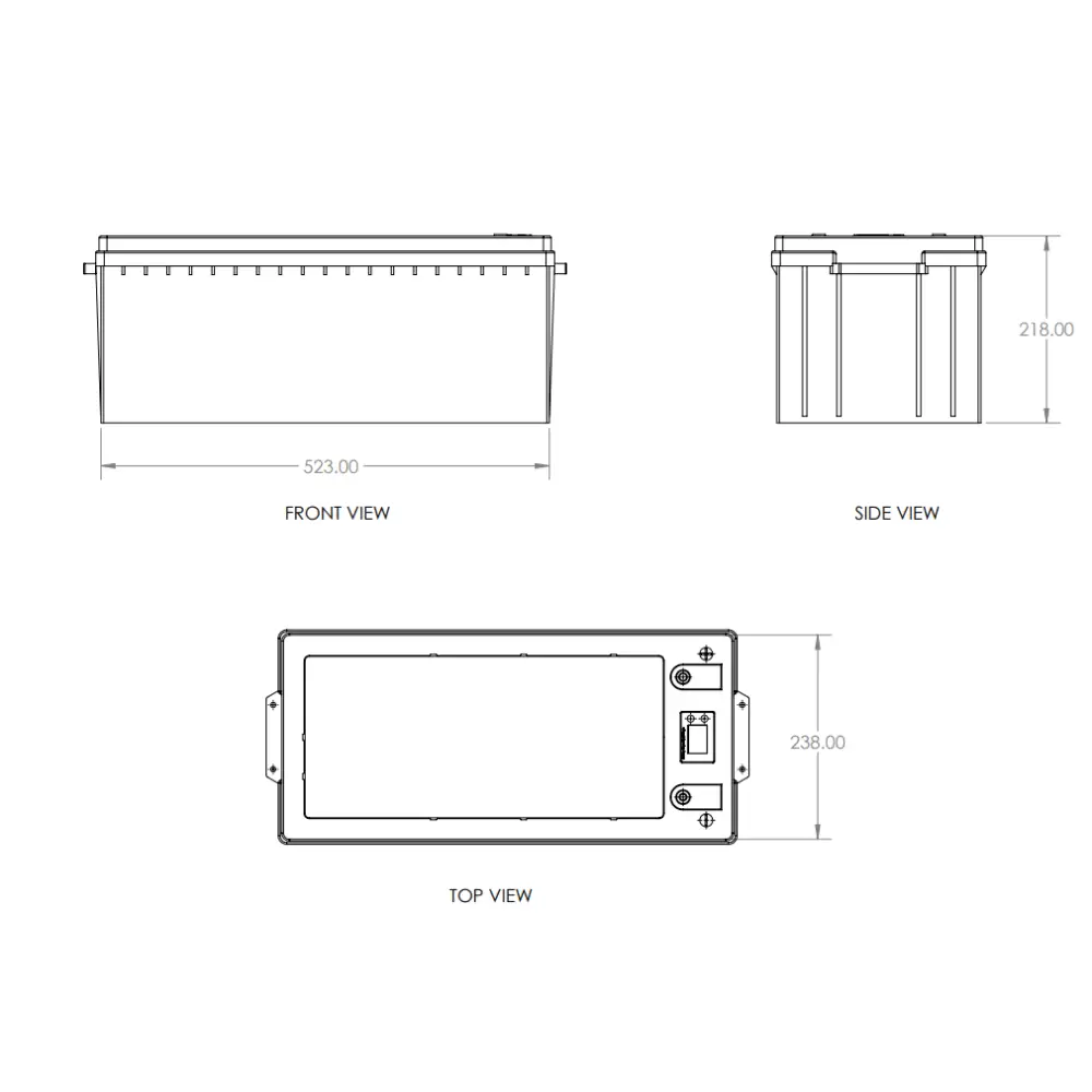 Batteria LiFePO4 24V 100Ah Bluetooth Litio Store LFP 100A BMS 2560Wh 11490 - LiFePO4 Battery