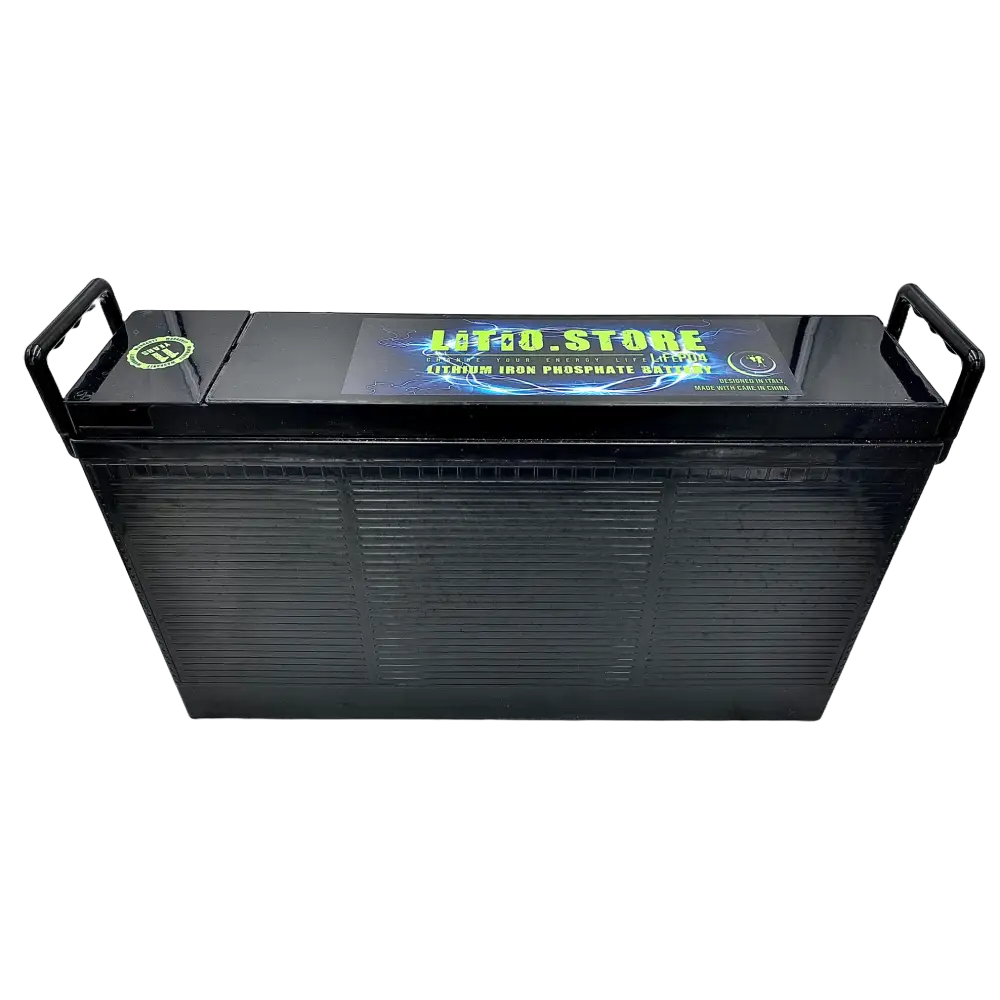 Batteria LiFePO4 24V 100Ah Litio Store LFP 100A BMS Ultraslim 2560Wh 11515 - LiFePO4 Battery
