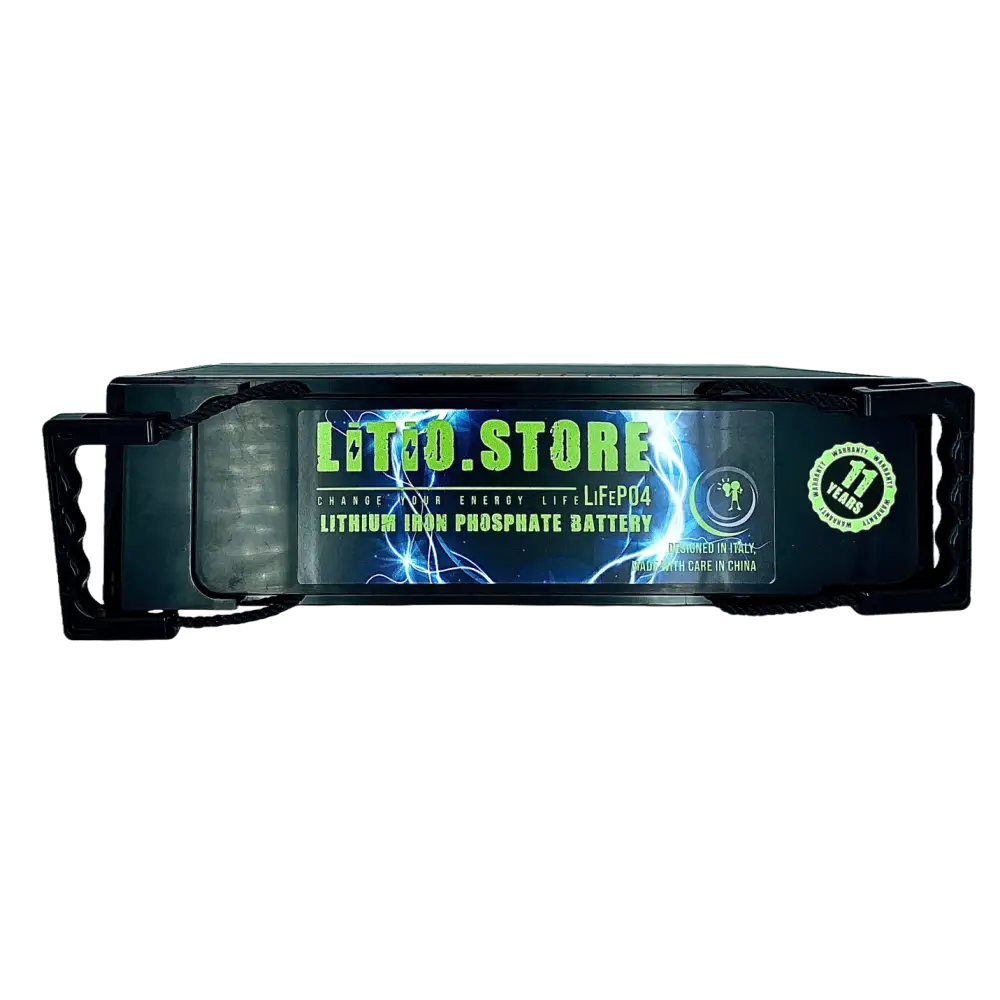 Batteria LiFePO4 24V 50Ah Litio Store LFP 50A BMS 1280Wh Serie Ultraslim 11514 - LiFePO4 Battery