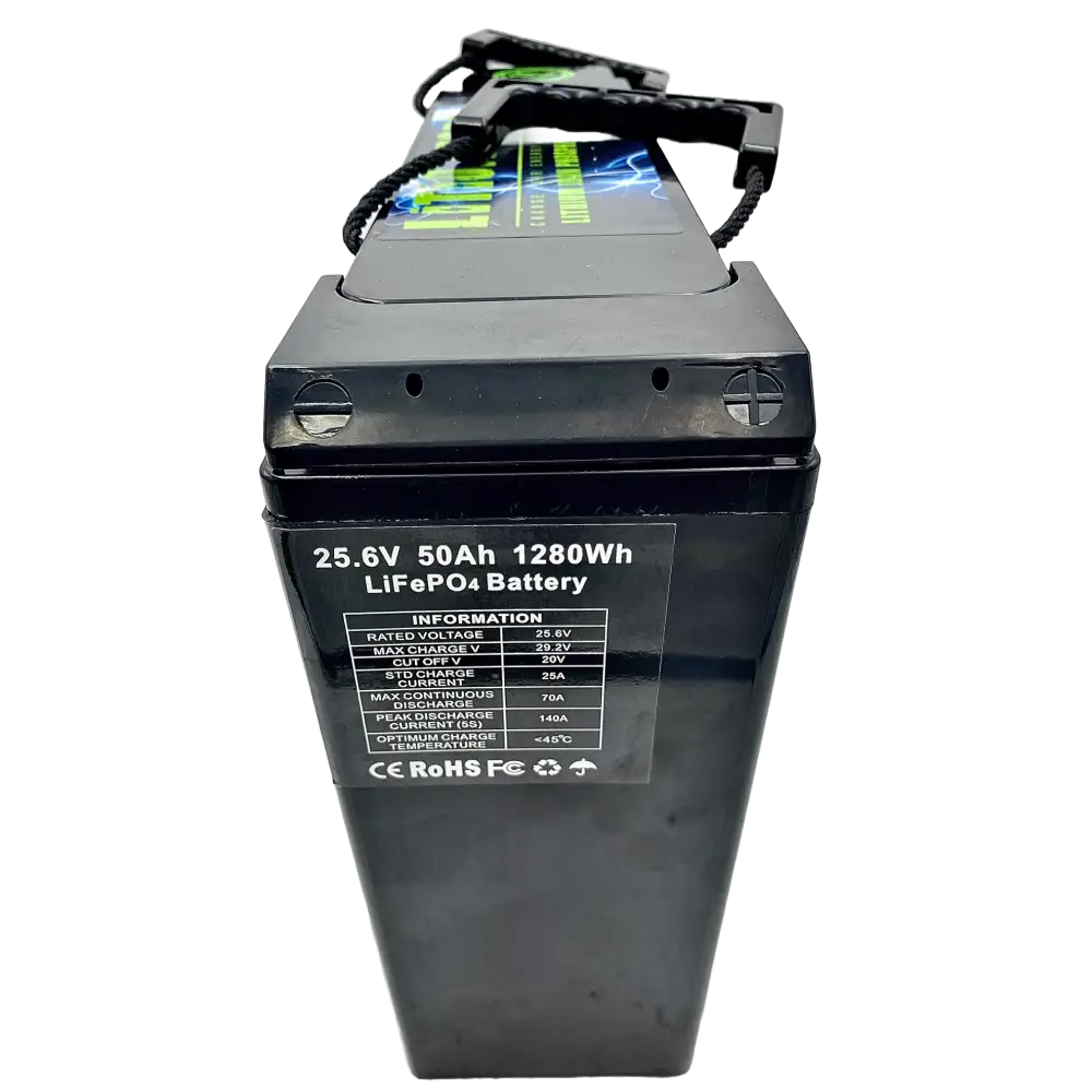 Batteria LiFePO4 24V 50Ah Litio Store LFP 50A BMS 1280Wh Serie Ultraslim 11514 - LiFePO4 Battery