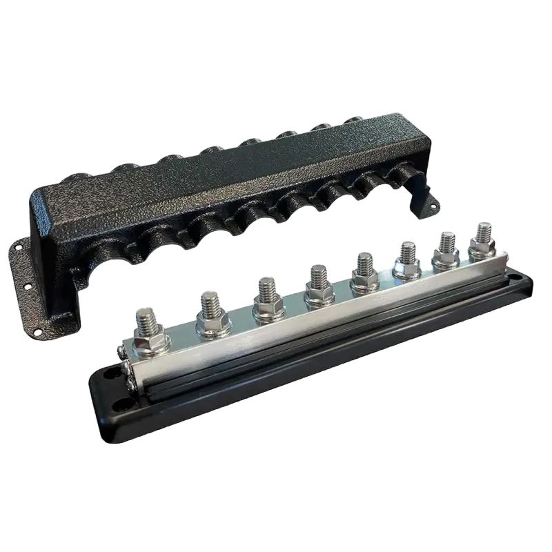 Busbar 600A 8P + cover Victron Energy
