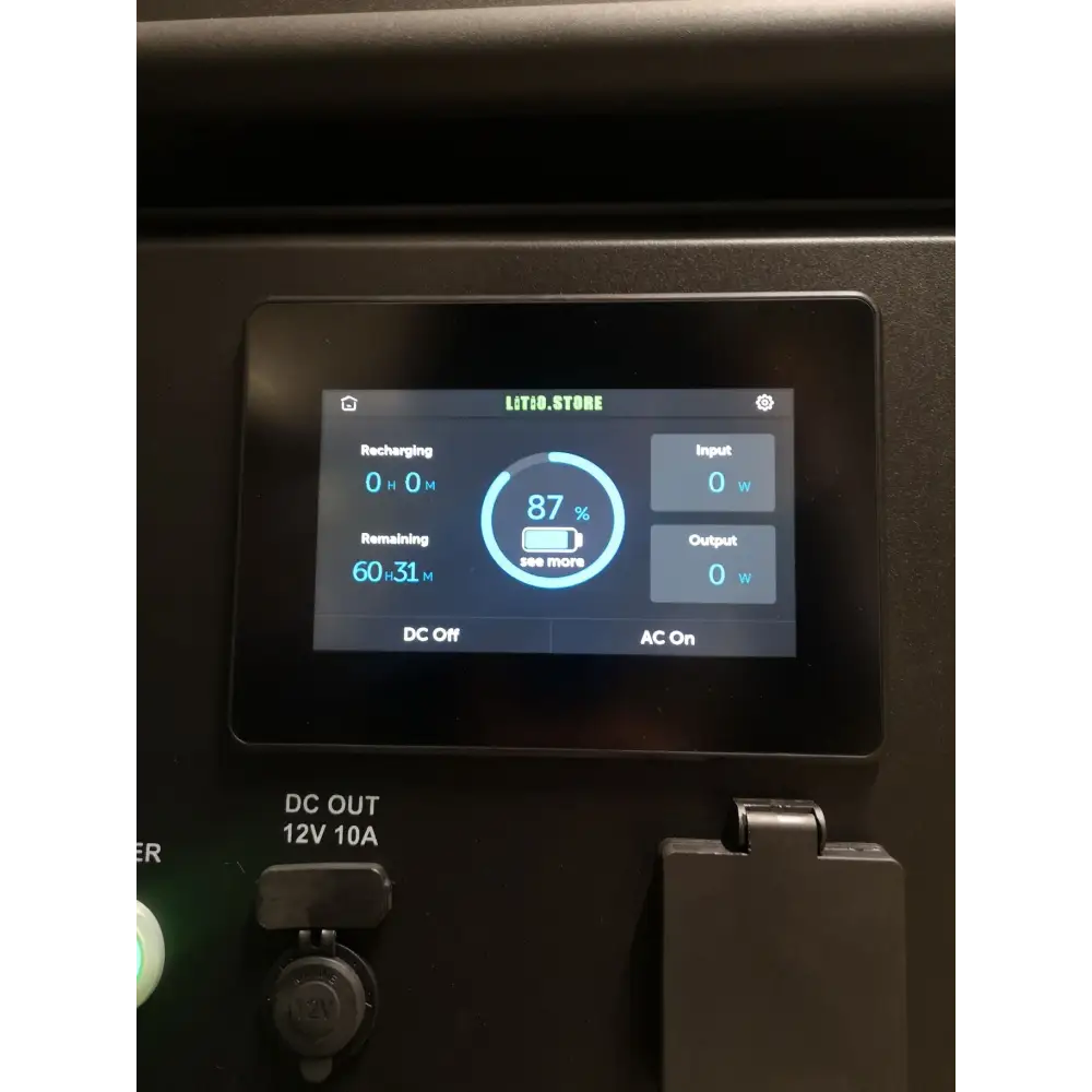 Power Station Litio Store G5000E - 5000W inverter - 10kWh batterie LiFePO4 - MPPT max 4500W pannelli solari 120-450V
