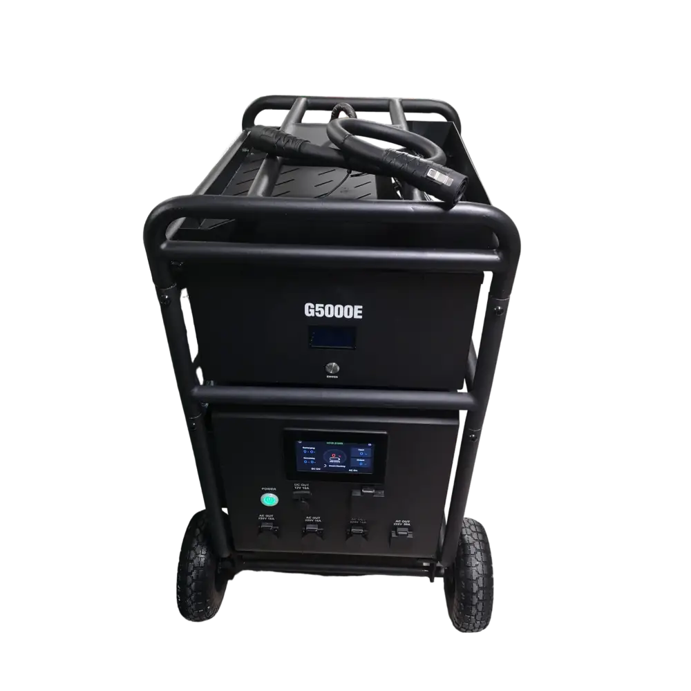 Power Station Litio Store G5000E - 5000W inverter - 10kWh batterie LiFePO4 - MPPT max 4500W pannelli solari 120-450V