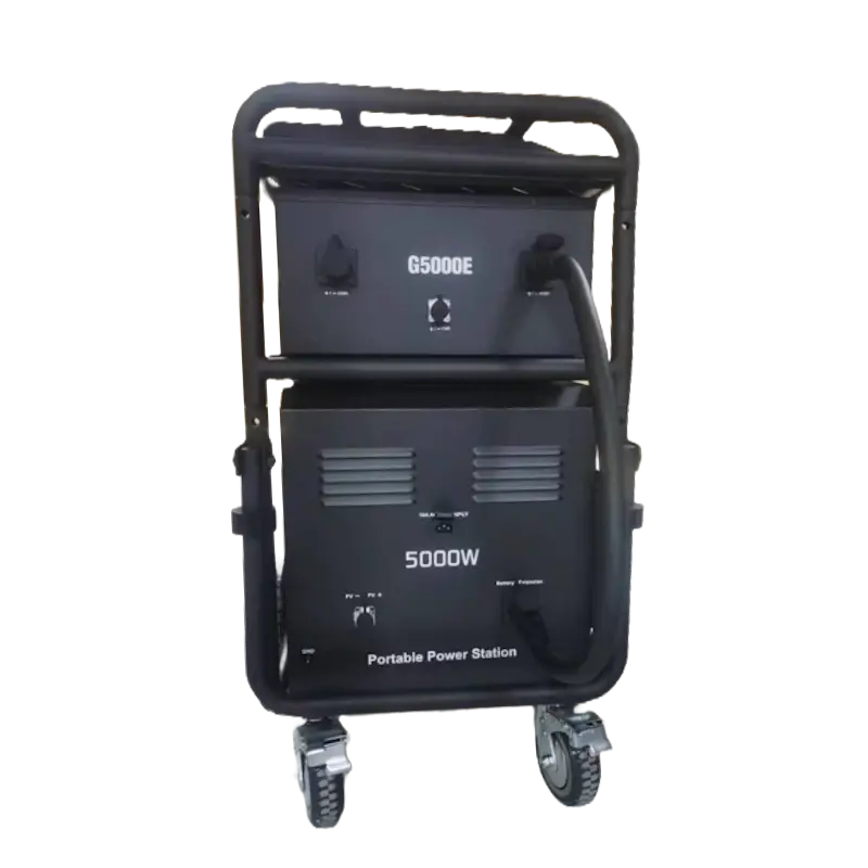 Power Station Litio Store G5000E - 5000W inverter - 10kWh batterie LiFePO4 - MPPT max 4500W pannelli solari 120-450V